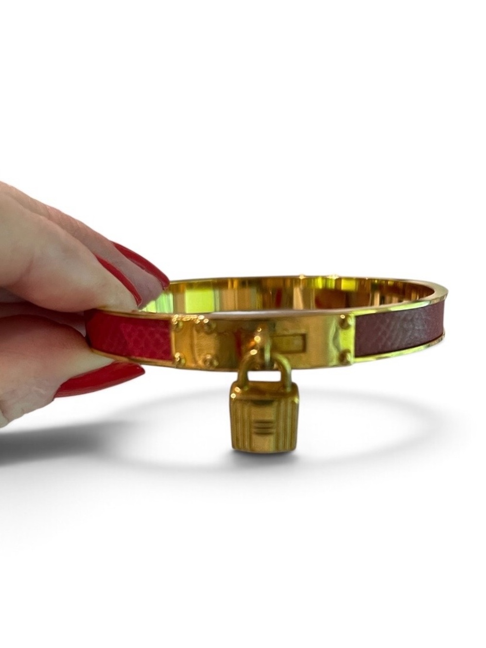 Hermes Kelly Lock Cadena Bangle